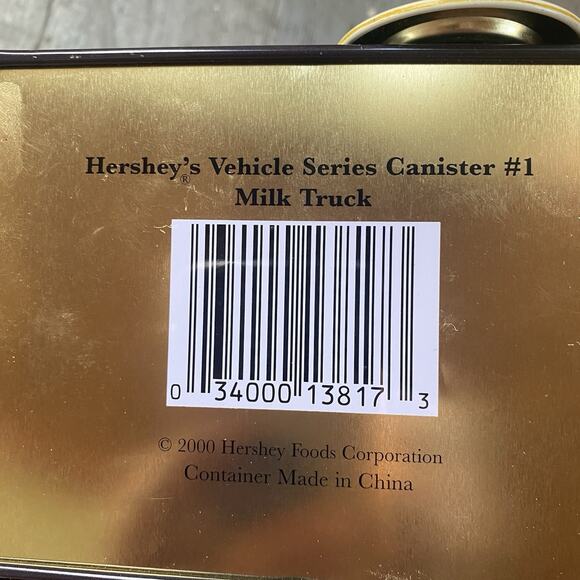 Vintage Hershey’s Chocolate Vehicle Series Canister #1 Collectible Tin 2000 V051 - Picture 3 of 6